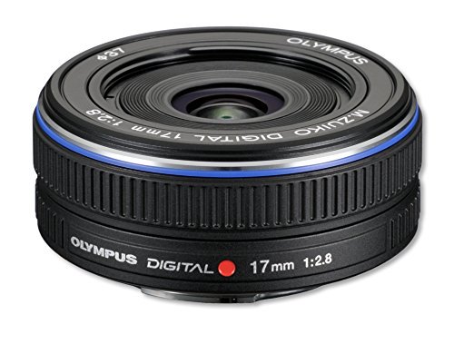 OLYMPUS パンケーキレンズ M.ZUIKO DIGITAL 17mm F2.8 ブラック【中古品】