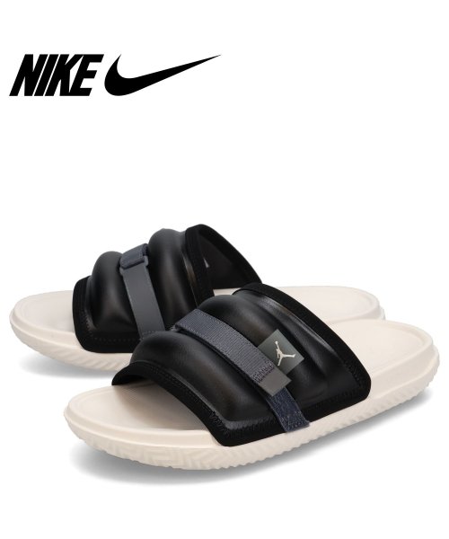 NIKE JORDAN SUPER PLAY SLIDE ナイキ ジョーダン スーパープレイ スライド サンダル スライドサンダル メンズ ブラック 黒 DM1