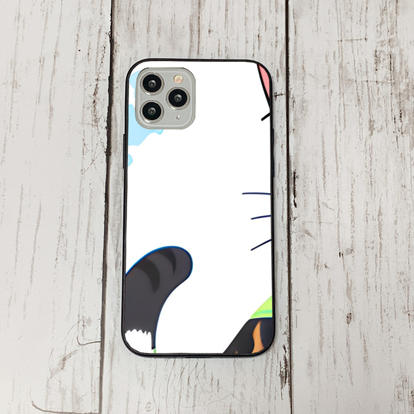 iphoneケース3-3-42 iphone 強化ガラス ねこ・猫・ネコ 箱2 かわいい アイフォン iface