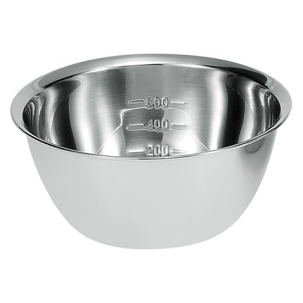 ヒロショウ chef’s bowlステンレス深型ボウル (目盛付) 15cm FCD1091-MCB-15