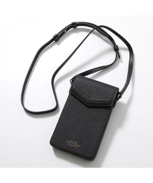 SMYTHSON フォンバッグ PMA ENVELOPE PHONE CASE W/ STRAP