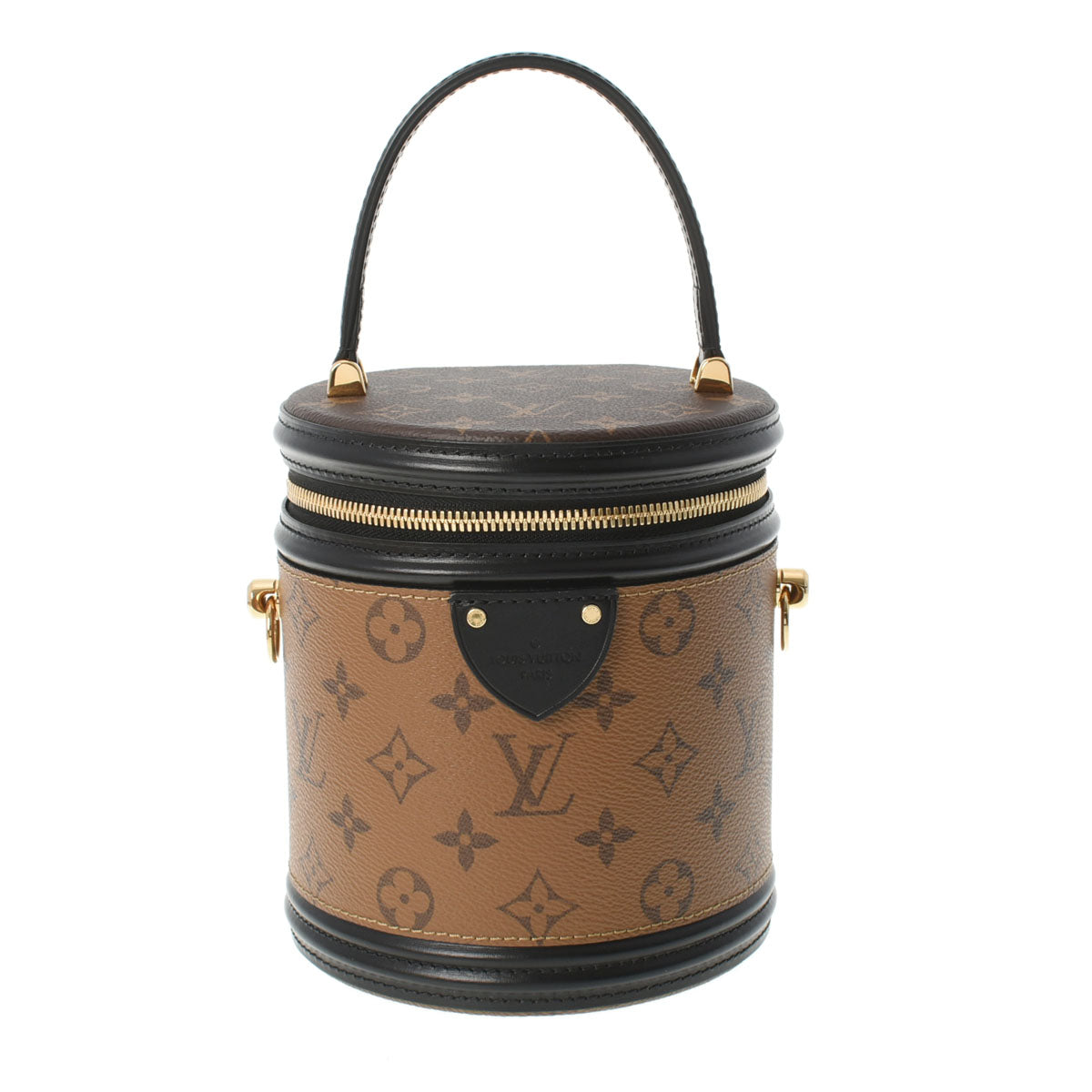 LOUIS VUITTON ルイヴィトン モノグラムリバース カンヌ ブラウン/キャメル系 M43986 レディース モノグラムリバースキャンバス 2WAYバッグ 新同 中古 