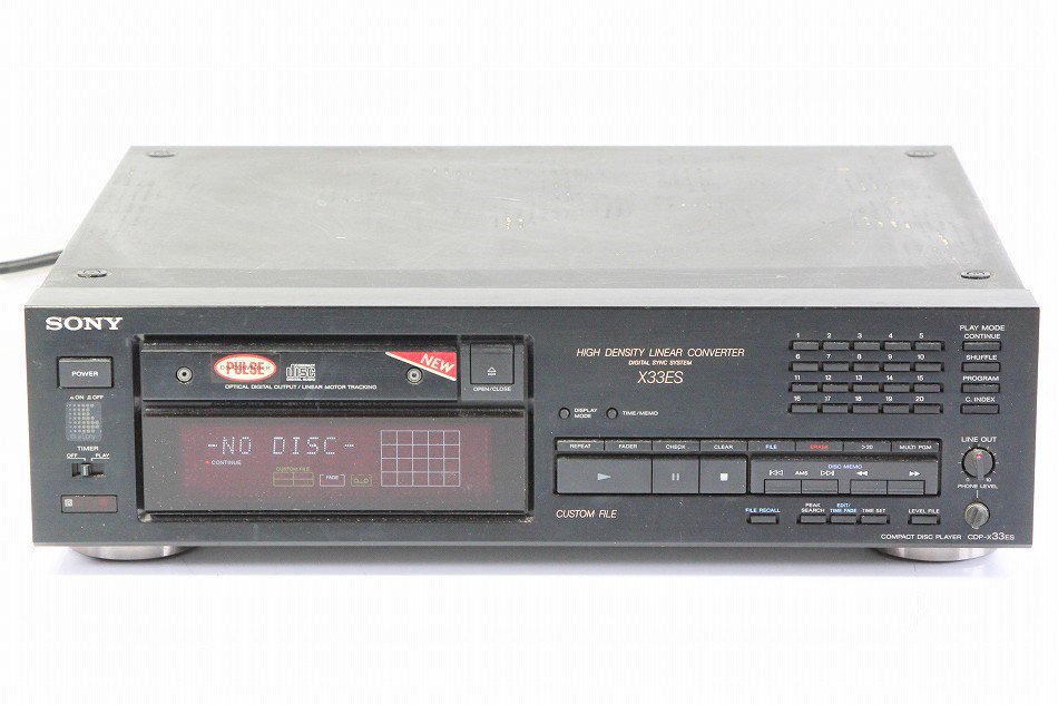 SONY  CDP-X33ES ESシリーズ CDプレーヤー  【中古整備品】