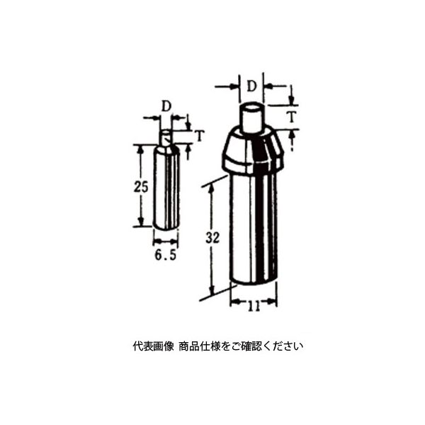 名古屋ダイヤモンド工業 N.D.I ボンドドレッサー ED-1-3A ED-1 3A 1本（直送品）