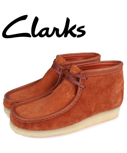 クラークス clarks ワラビーブーツ メンズ WALLABEE BOOT ブラウン 26154818