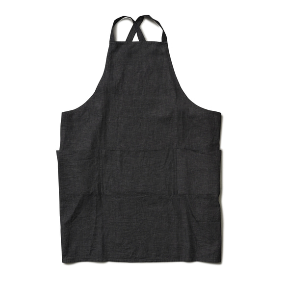 バッククロスチムニーエプロン CLD  / backcross chimney apron CLD　ブラックデニム