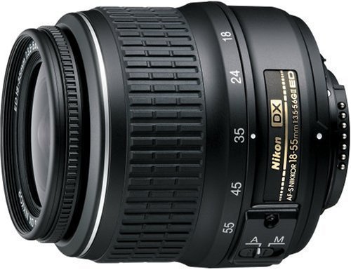 Nikon 標準ズームレンズ AF-S DX Zoom Nikkor ED 18-55mm f/3.5-5.6 G II ブラック ニコンDXフォーマット専用【中古品】