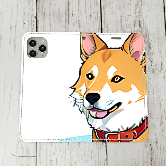 iphoneケース3-4-15 iphone 手帳 犬・イヌ・ワンちゃん 箱14 かわいい アイフォン iface