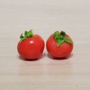 1/6サイズミニチュア野菜　トマト2個