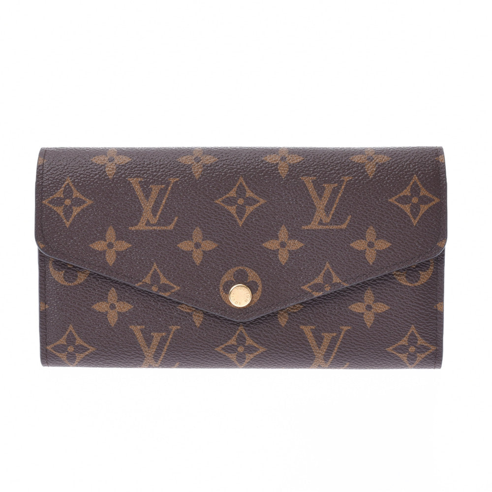 LOUIS VUITTON ルイヴィトン モノグラム ポルトフォイユ サラ ブラウン M60531  ユニセックス 長財布 Aランク 中古 