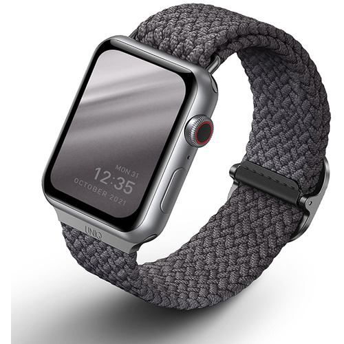 KENZAN UNIQ-44MM-ASPGRY Apple Watch 42／44／45MM用編み込みバンド ASPEN GRANITE GREY UNIQ44MMASPGRY