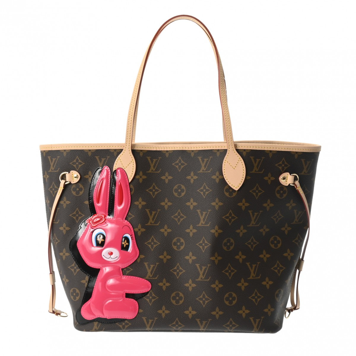 LOUIS VUITTON ルイヴィトン モノグラム ネヴァーフル MM Sun Yitianコラボ ブラウン M47200  レディース モノグラムキャンバス トートバッグ 新品 