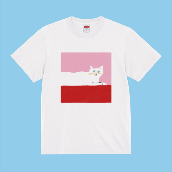 『pink white red』スタンダードTシャツ　送料無料