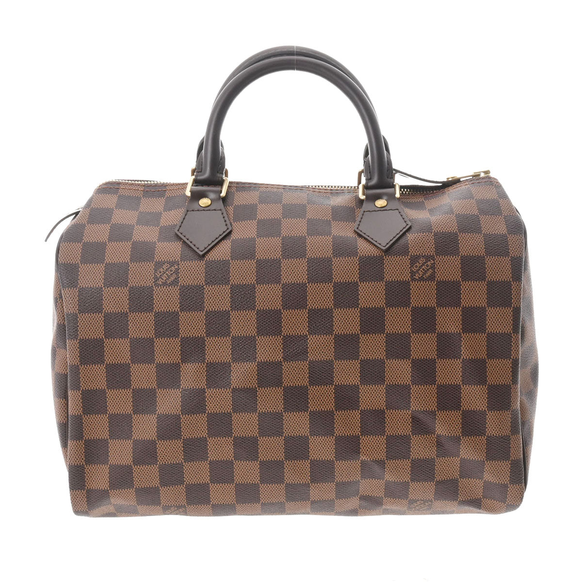 LOUIS VUITTON ルイヴィトン ダミエ スピーディ30 ブラウン N41531 レディース ダミエキャンバス ハンドバッグ Aランク 中古 