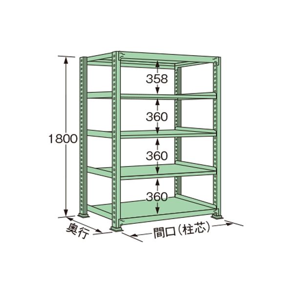 扶桑金属工業 中量ラック MM1809J