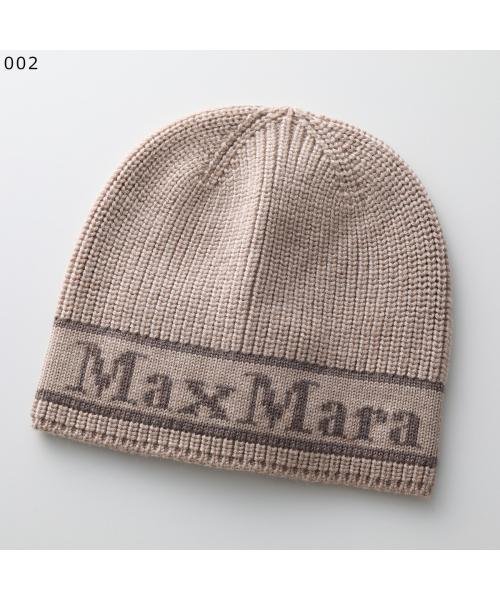 MAX MARA ビーニー EDUCATA  ウール ロゴ