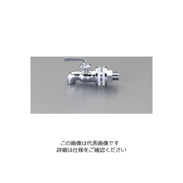 エスコ G 3/8” カラン(レバー式) EA468B-53 1セット(2個)（直送品）