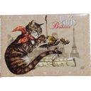 【 セブリーヌ ☆ マグネット 】 Paris Boheme ボエーム ボエム バイオリン 猫 ネコ キャット 磁石 Chats enchantes 94054MG