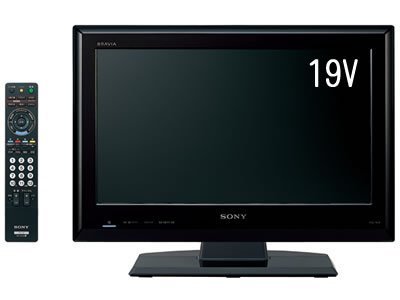 SONY 19V型 ハイビジョン 液晶テレビ クリスタルブラック BRAVIA KDL-19J5/B【中古品】