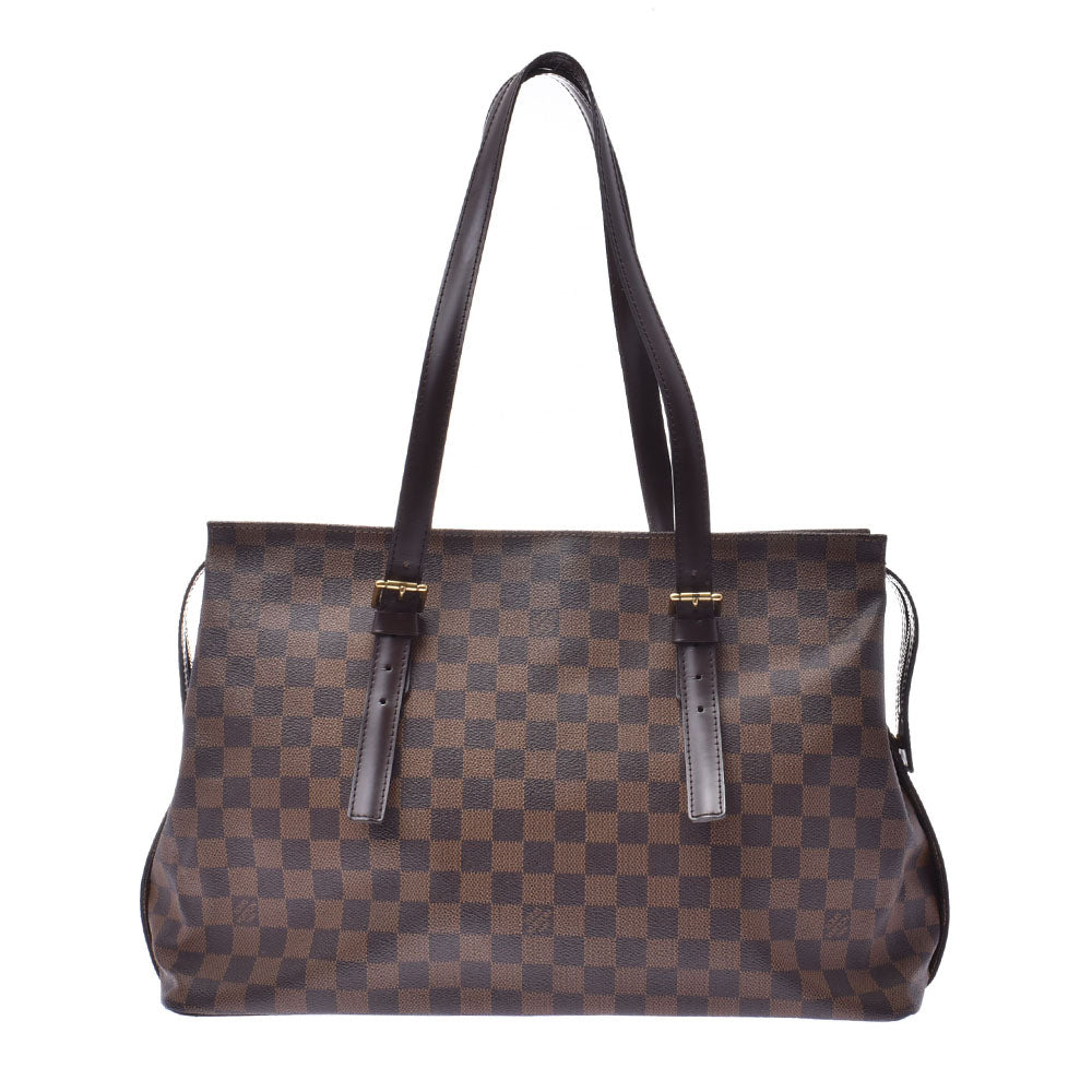 LOUIS VUITTON ルイヴィトンチェルシー  14137 ブラウン レディース ダミエキャンバス ショルダーバッグ N51119  中古