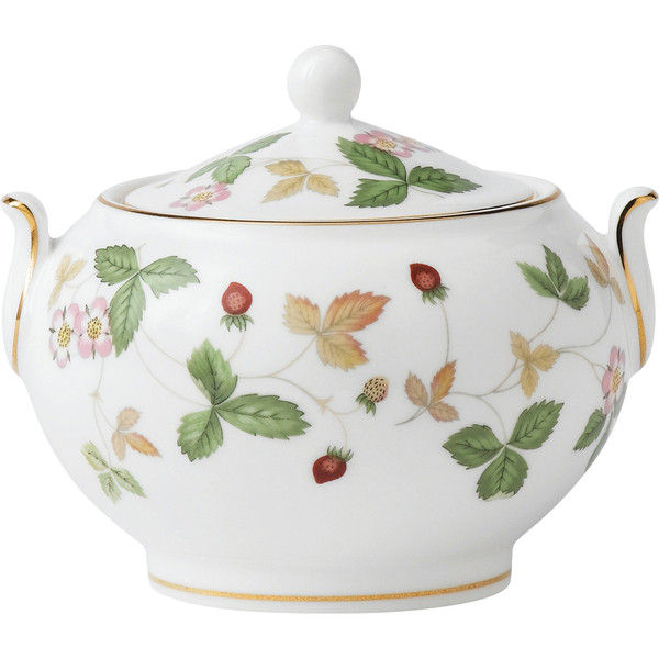 WEDGWOOD ワイルドストロベリー シュガーボックス 50105506034 7211490（取寄品）