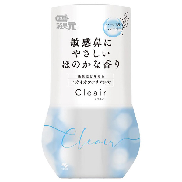 小林製薬 お部屋の消臭元Cleairハーバルウォーター 400ml 消臭元 ｵﾍﾔﾉｼﾖｳｼﾕｳｹﾞﾝCLEAIRHｳｵ-ﾀ