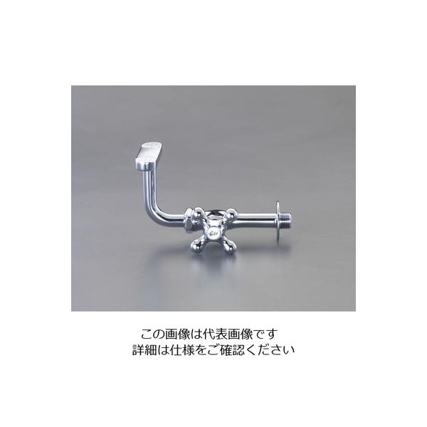 エスコ PJ 1/2” 横形 洗眼用水栓 EA468B-59 1個（直送品）