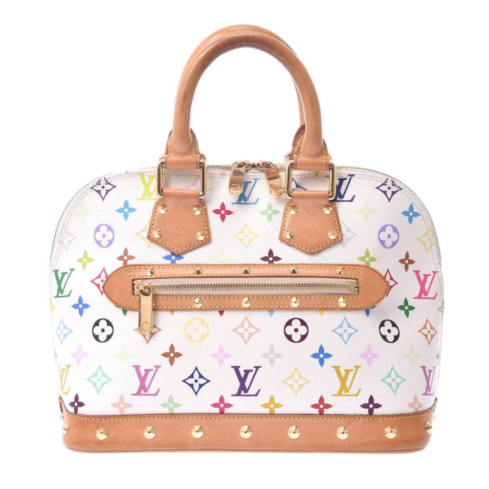 LOUIS VUITTON ルイヴィトン マルチカラー アルマ ブロン(白) M92647 レディース モノグラムマルチカラー ハンドバッグ Bランク 中古 