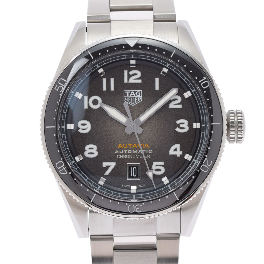 TAG HEUER タグホイヤー オータヴィア WBE5114.EB0173 メンズ SS 腕時計 自動巻き 黒文字盤 Aランク 中古 