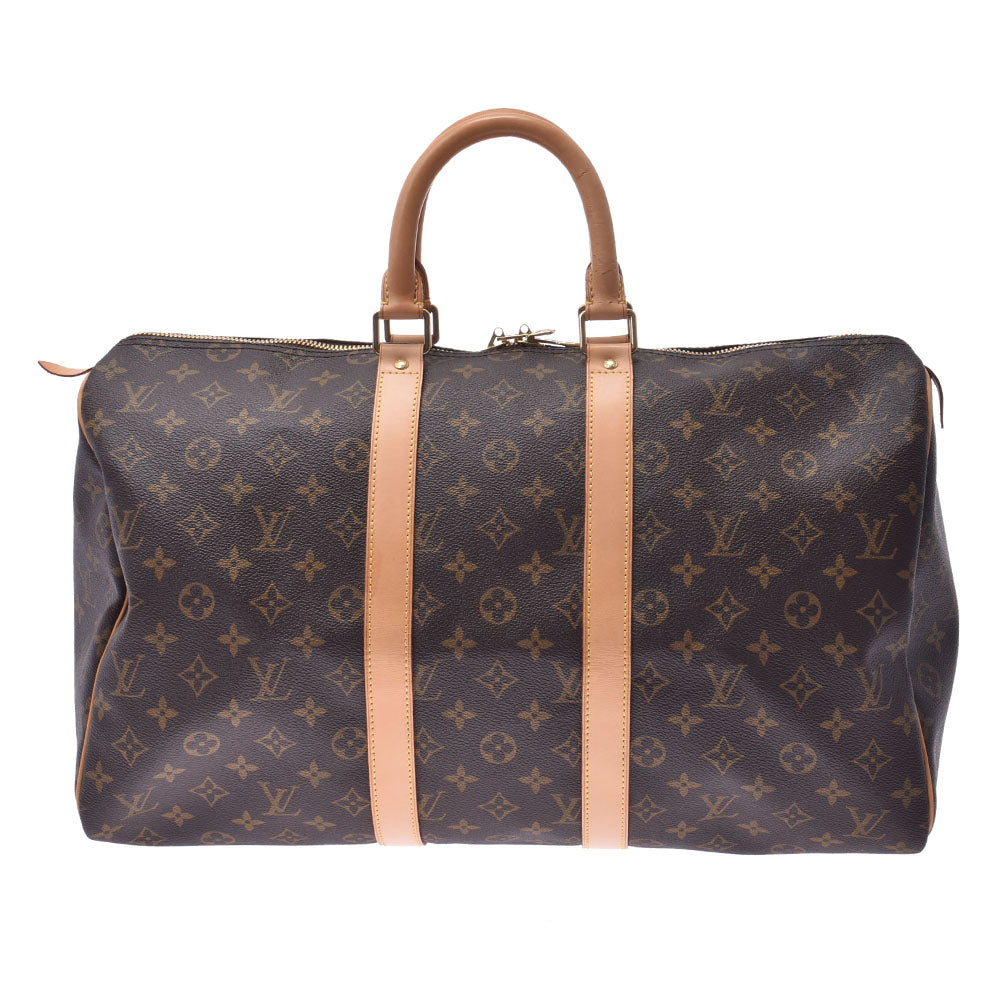 LOUIS VUITTON ルイヴィトンキーポル45  14145 ユニセックス モノグラムキャンバス ボストンバッグ M41428  中古