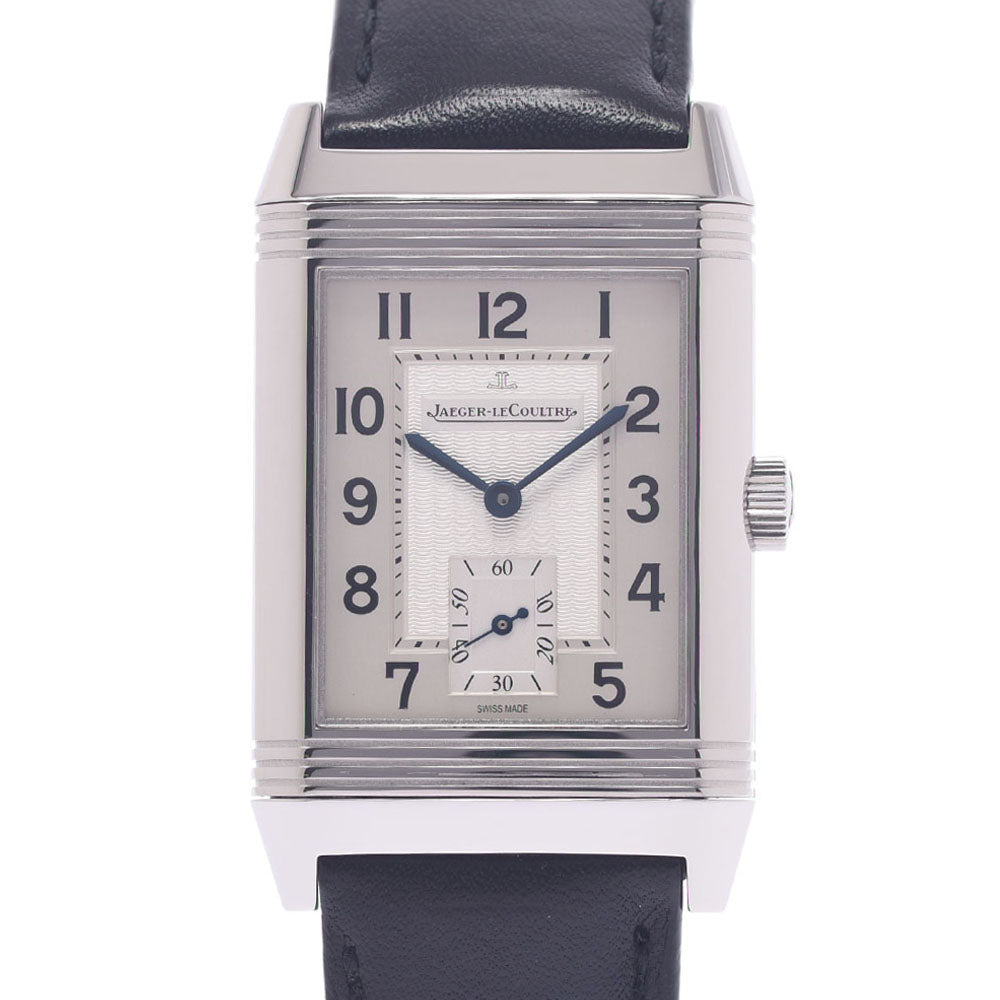 JAEGER-LECOULTRE ジャガー・ルクルト ビッグレベルソ 270.8.62/Q2708410 ボーイズ SS/革 腕時計 手巻き シルバー文字盤 Aランク 中古 