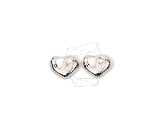 PDT-2528-R【2個入り】ハートペンダント,Heart Pendant/12mm X 14mm