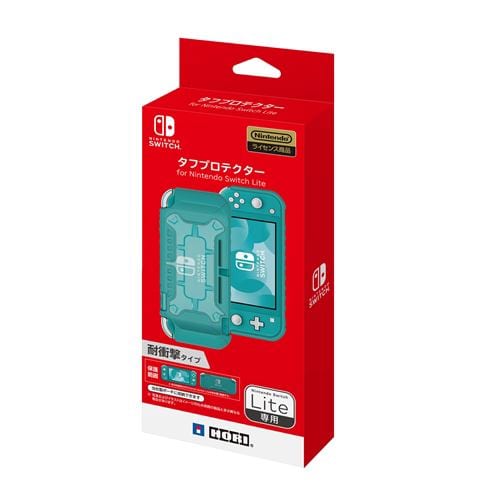 ホリ NS2-055 タフプロテクター for Nintendo Switch Lite クリア×ターコイズ