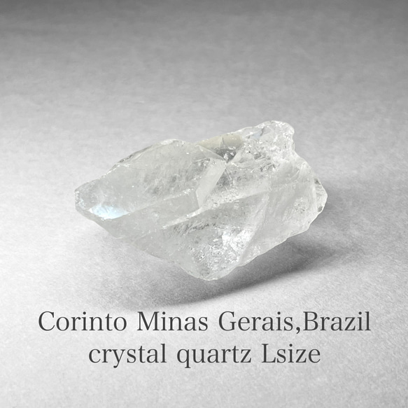 Corinto crystal  / ミナスジェライス州コリント産水晶L - 4：ストレーション・コンパニオン