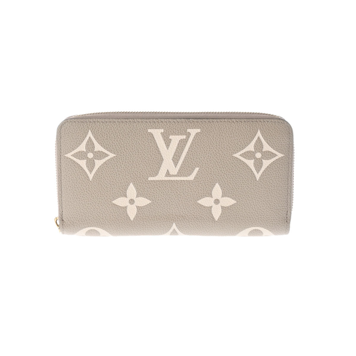 【コストコ お買い得】LOUIS VUITTON ルイヴィトン モノグラムアンプラント ジッピーウォレット トゥルトレールクレーム M69794 レディース レザー 長財布 ABランク 中古 