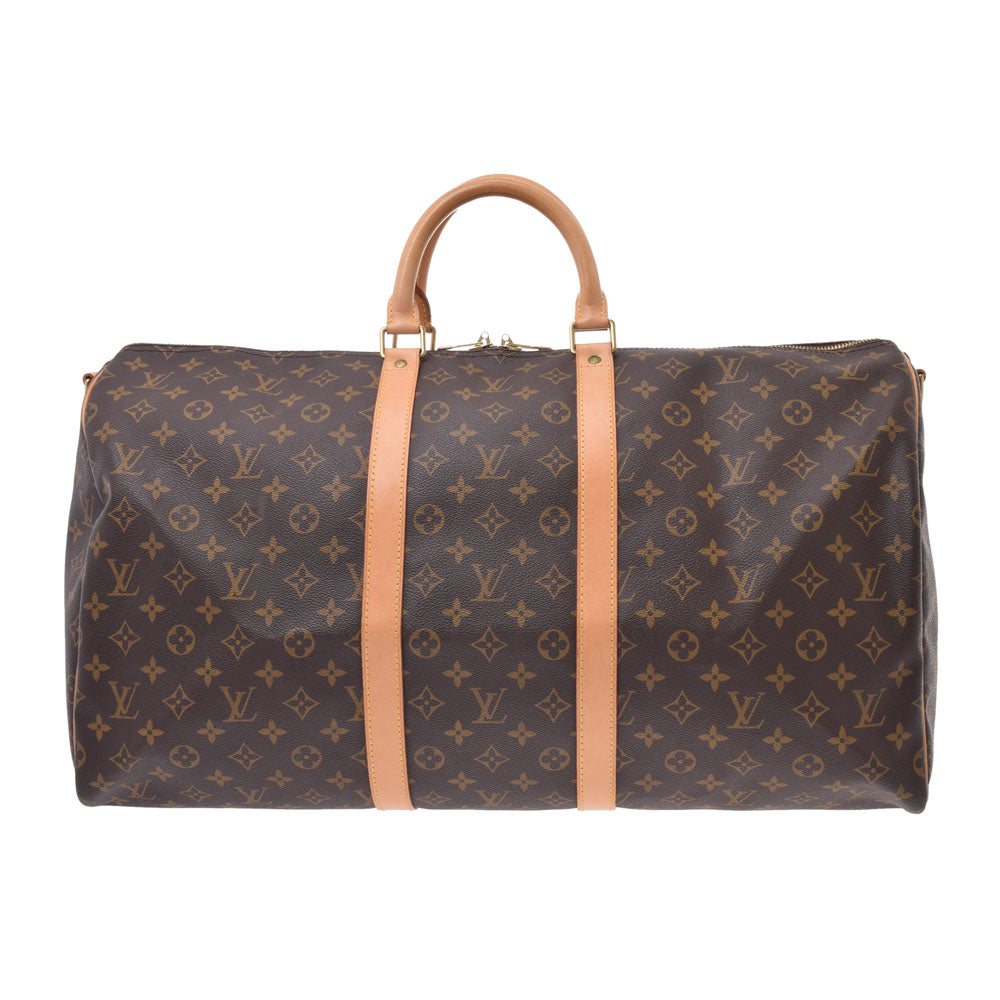 LOUIS VUITTON ルイヴィトンキーポルバンドリエール55  14145 ブラウン ユニセックス ボストンバッグ M41414  中古