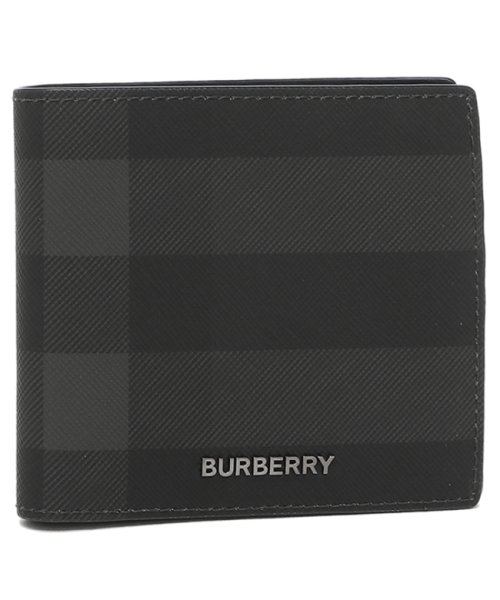 バーバリー 二つ折り財布 ブラック メンズ BURBERRY 8056707 A1208