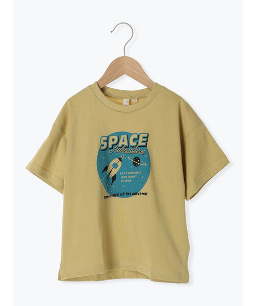 サマンサモスモス ラーゴム/宇宙プリントTシャツ