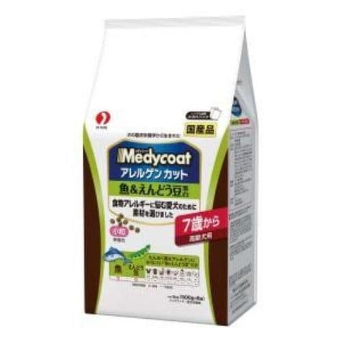 ペットライン メディコート アレルゲンカット 魚＆えんどう豆蛋白 7歳から 高齢犬用 3kg(500g×6パック)