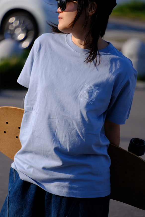 PLAY Logo(Surf) Short sleeve shirt (Acid blue)Tシャツ・半袖・水色