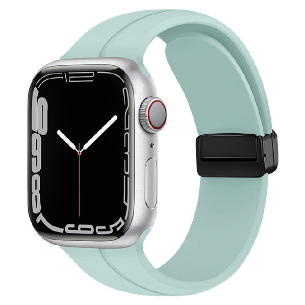 GAACAL Apple Watch Series 1-8/SE1-2 [38/40/41mm]用マグネット式シリコンバンド ミントグリーン W00302MBA