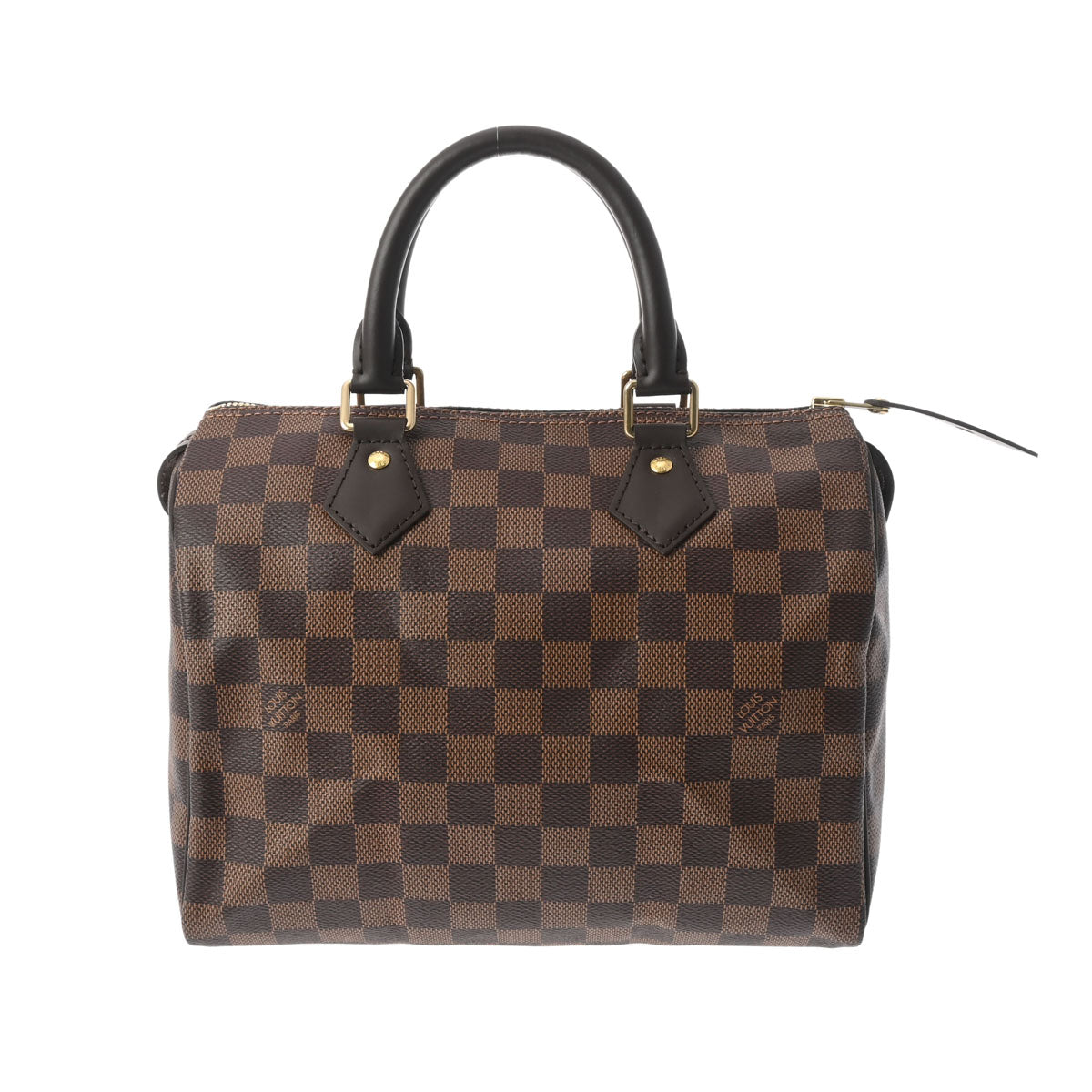 LOUIS VUITTON ルイヴィトン ダミエ スピーディ 25 ブラウン N41365 レディース ダミエキャンバス ハンドバッグ 新同 中古 