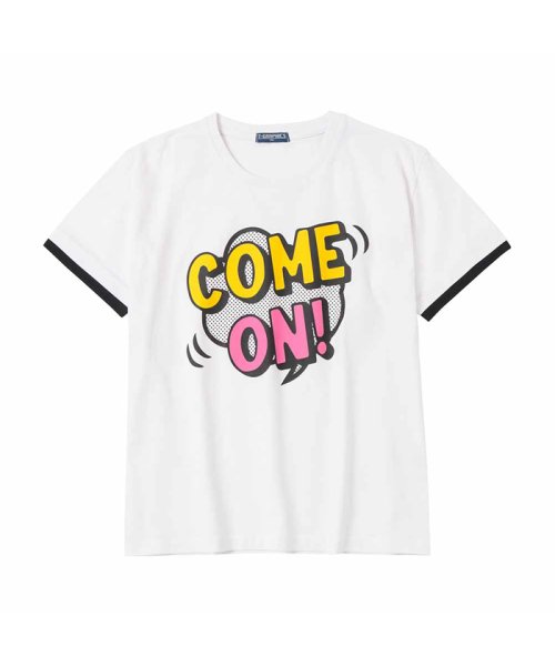 T－GRAPHICS ティーグラフィックス アメリカンロゴCome on半袖Tシャツ MAB23115