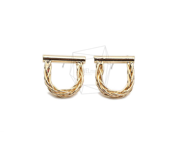 ERG-2001-G【2個入り】ラウンド ピアス,Round  Post Earring