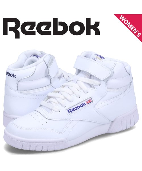 リーボック Reebok スニーカー エックスオーフィット ハイ レディース EX－O－FIT HI ホワイト 白 100000108