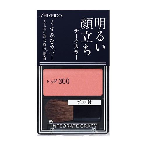 資生堂（SHISEIDO） グレイシィ チークカラー レッド300 (2g)