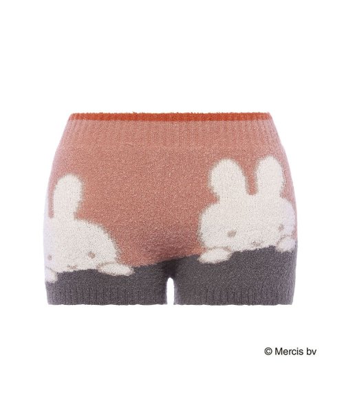 スロギー ミッフィーコラボ あったか ニットパンツ G062　つかまりmiffy(ピンク)