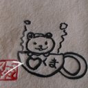 お子様デザイン刺繍ハンカチ