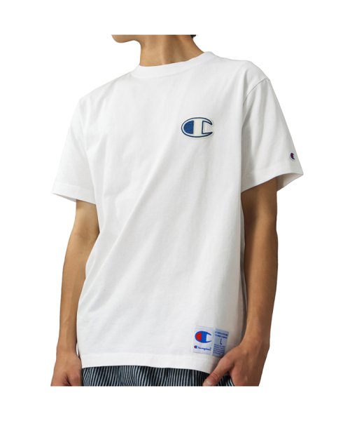 Champion チャンピオン 左胸フェルトCワッペンTシャツ C3－U305