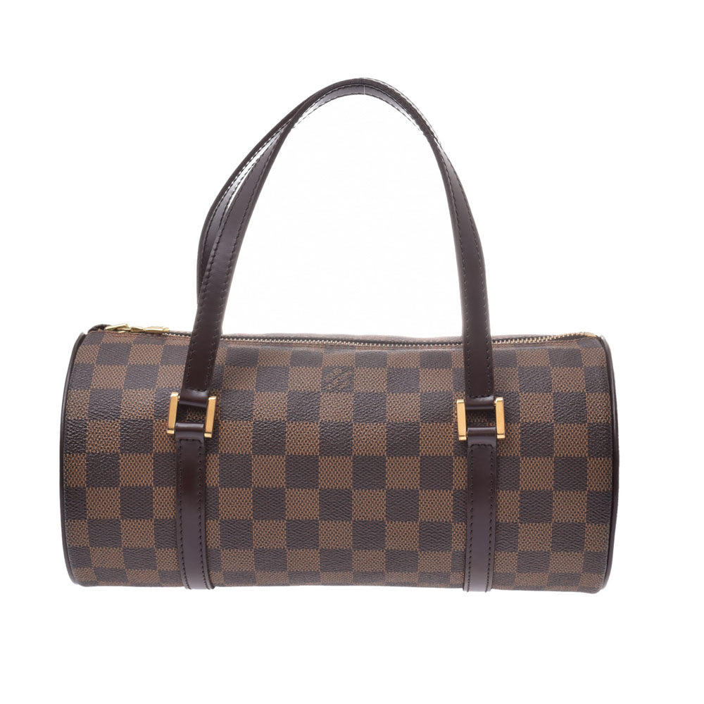 LOUIS VUITTON ルイヴィトン ダミエ パピヨンS ブラウン N51304 レディース ダミエキャンバス ハンドバッグ Aランク 中古 